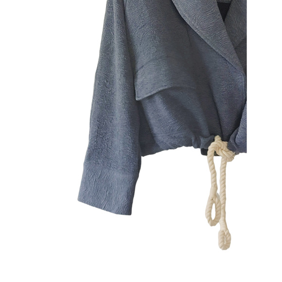 NEW Anthropologie French Mauve Blue Textured Blazer - Various - Picture 12 of 12